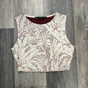 Palm Crop Top